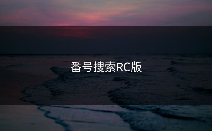 番号搜索RC版